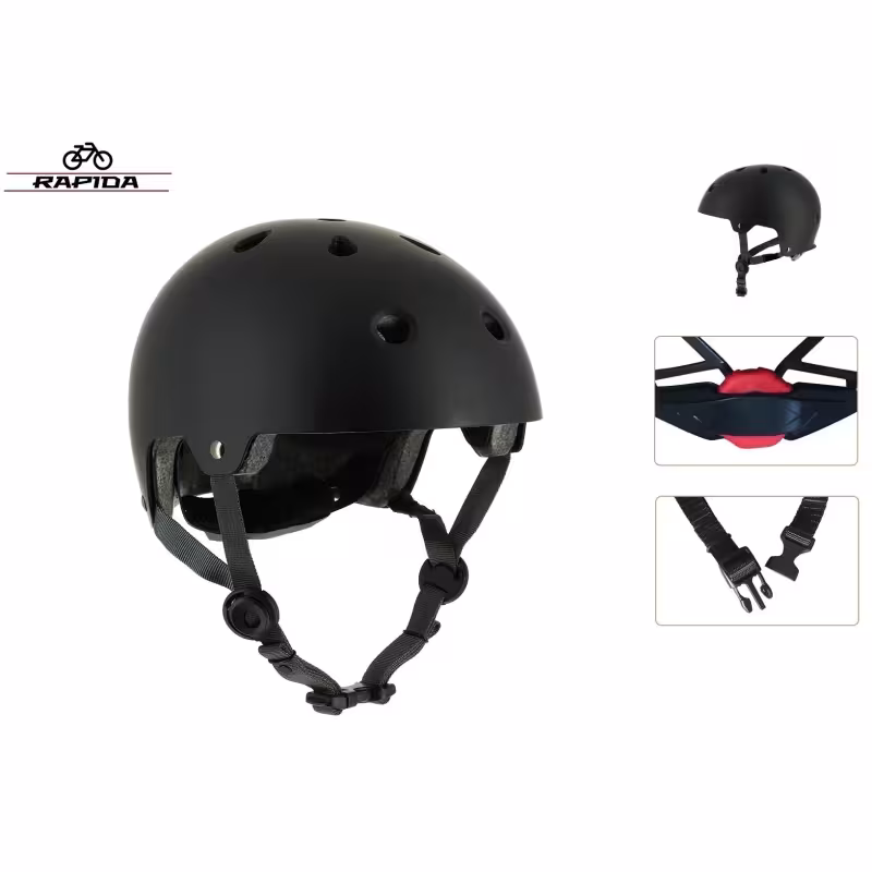 Велошлем Rapida XS-138, черный матовый, размер M-L