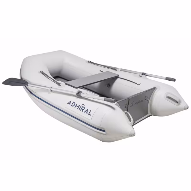 Надувная лодка ПВХ Адмирал 200, НД, серый