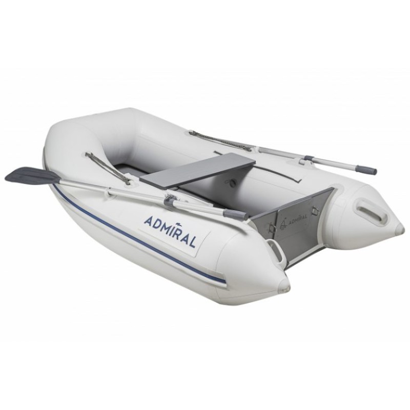 Надувная лодка ПВХ Адмирал 200, НД, серый