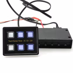 Панель бортового питания 310223, 6 переключателей