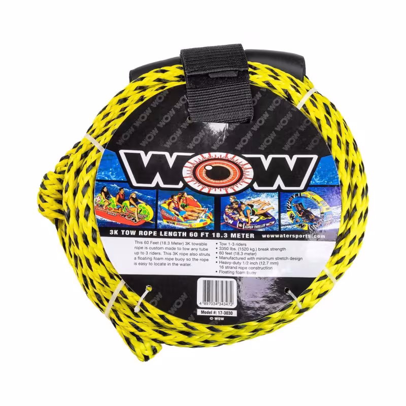 Фал для буксировки плавающий World of Watersports 173030, 3 чел.