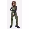 Полукомбинезон-вейдерсы женский Finntrail Rachel 1520, мембрана Hard-Tex, CamoShadowGreen, зеленый, размер М/39, 165-175 см