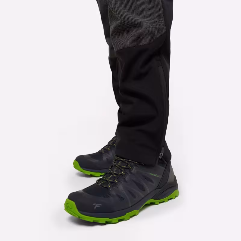 Ботинки мужские треккинговые Finntrail Raid 5171 AppleGreen, черный/зеленый, размер 44