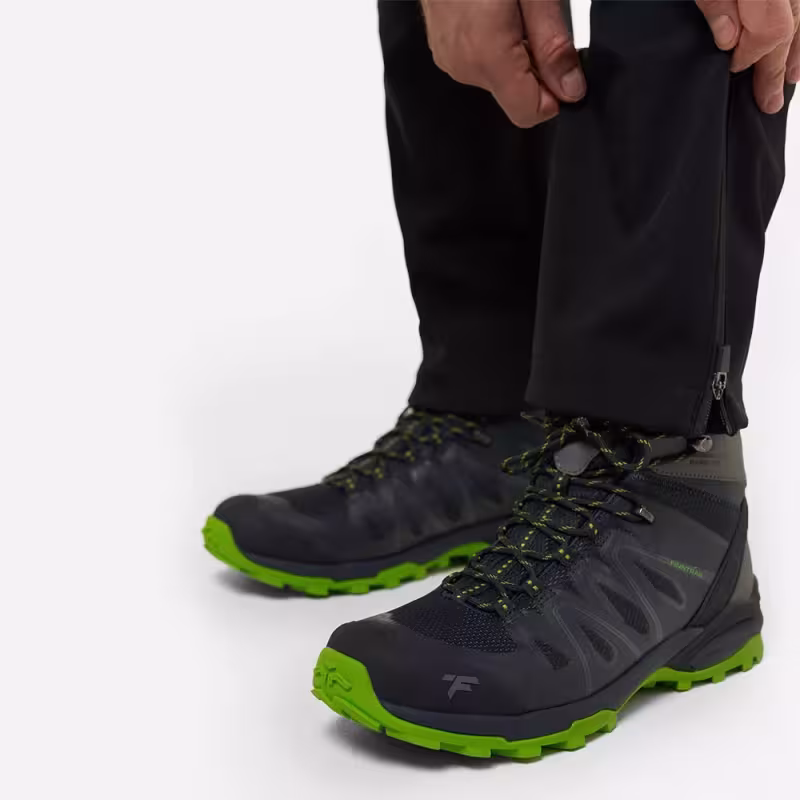 Ботинки мужские треккинговые Finntrail Raid 5171 AppleGreen, черный/зеленый, размер 44