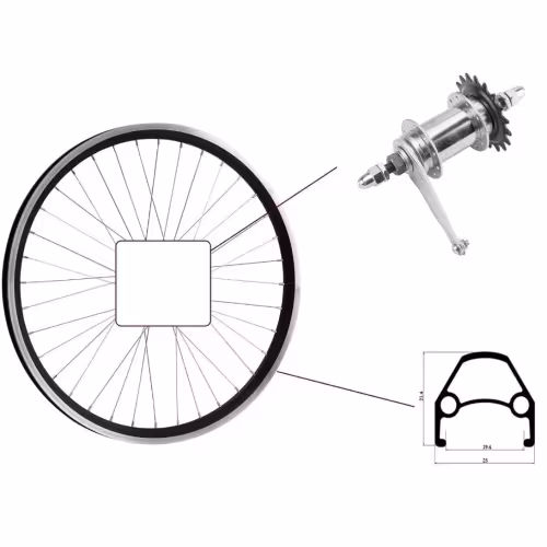 Колесо велосипедное Forward F0400012 CF-CTO1-1 28