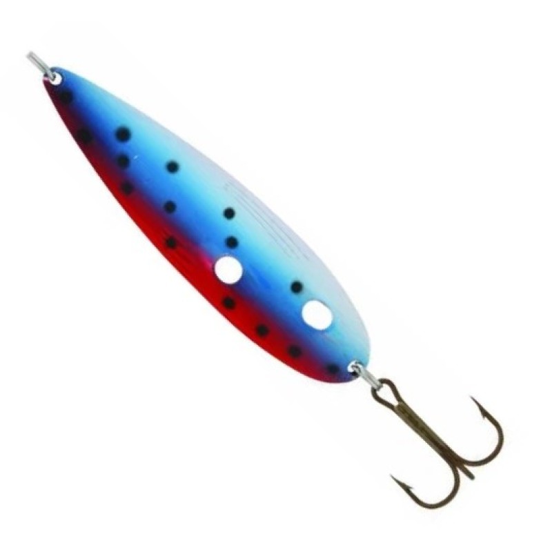 Блесна колеблющаяся Kuusamo Tundra, 85 мм, 19 гр, цвет BL/R/BLU/W-C