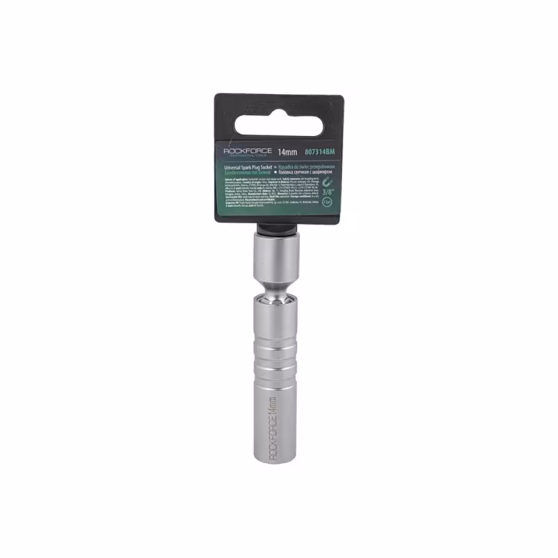 Головка свечная RockForce RF-807314BM, 12-гранная, 14 мм, 3/8