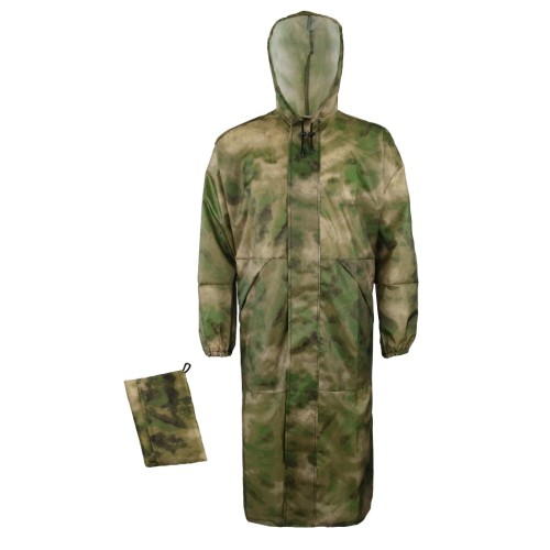 Плащ-дождевик Элементаль Raincoat, ткань оксфорд, камуфляж, размер 56-58