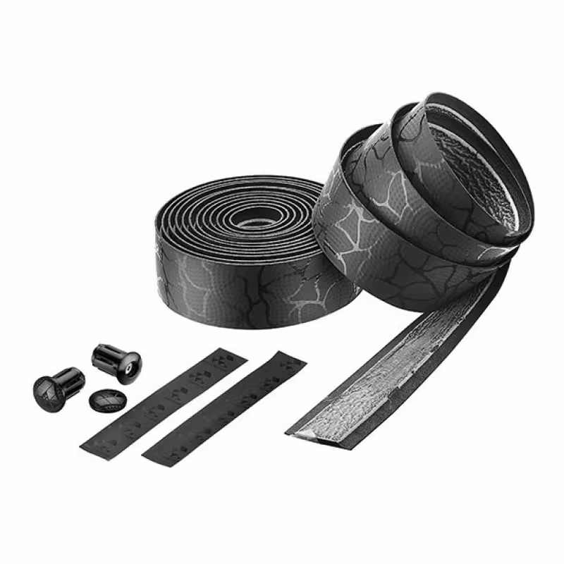 Обмотка руля Ciclovation Leather Touch Magma Ash, 2000x30 мм, черный