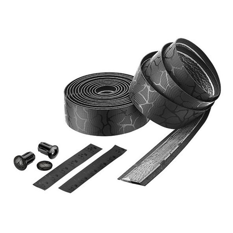 Обмотка руля Ciclovation Leather Touch Magma Ash, 2000x30 мм, черный