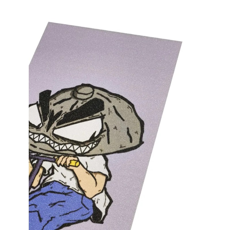 Шкурка (наклейка на деку) Комета Савелий цвет CSG2SVLCLR для трюкового самоката