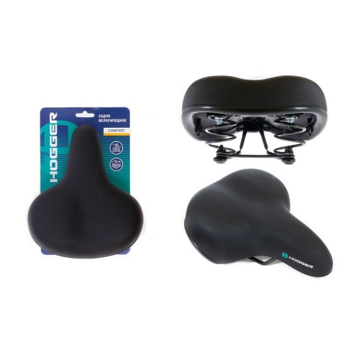 Седло велосипедное Hogger SDHG45200S0BK, 245x200 мм, черный