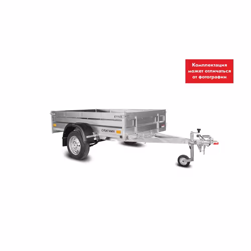 Прицеп бортовой одноосный Спутник Eko ZN 1912/37