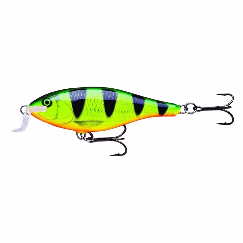 Воблер плавающий Rapala Shallow Shad Rap SSR09, 90 мм, 12 гр, цвет FP