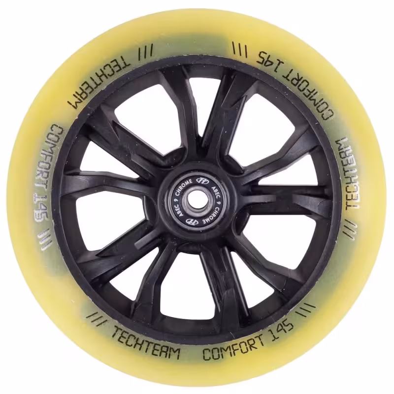 Колесо для самоката Tech Team NN009896 Yellow, 145 мм, желтый