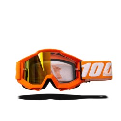 Мотоочки 100% #07 orange frame, оранжевый