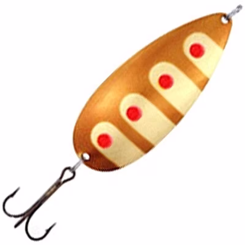 Блесна колеблющаяся Kuusamo Hauki, длина 80 мм, вес 22 г, цвет BR/R/B-B