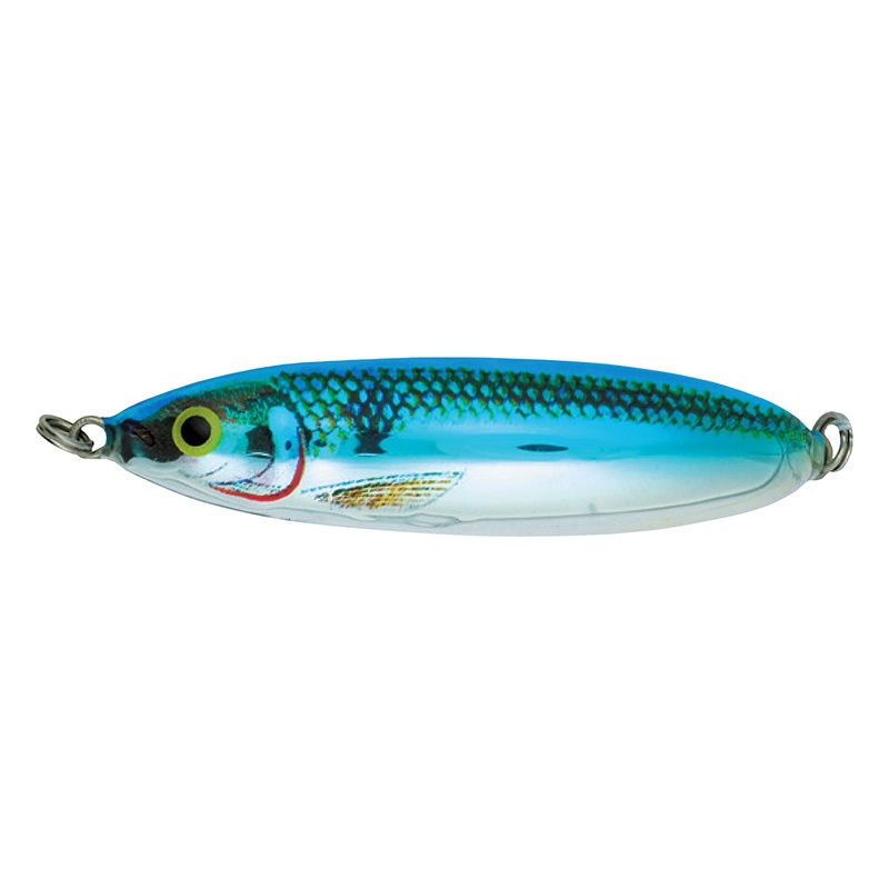 Блесна незацепляйка Rapala Minnow Spoon 08, 8 см, 22 г, цвет BSD