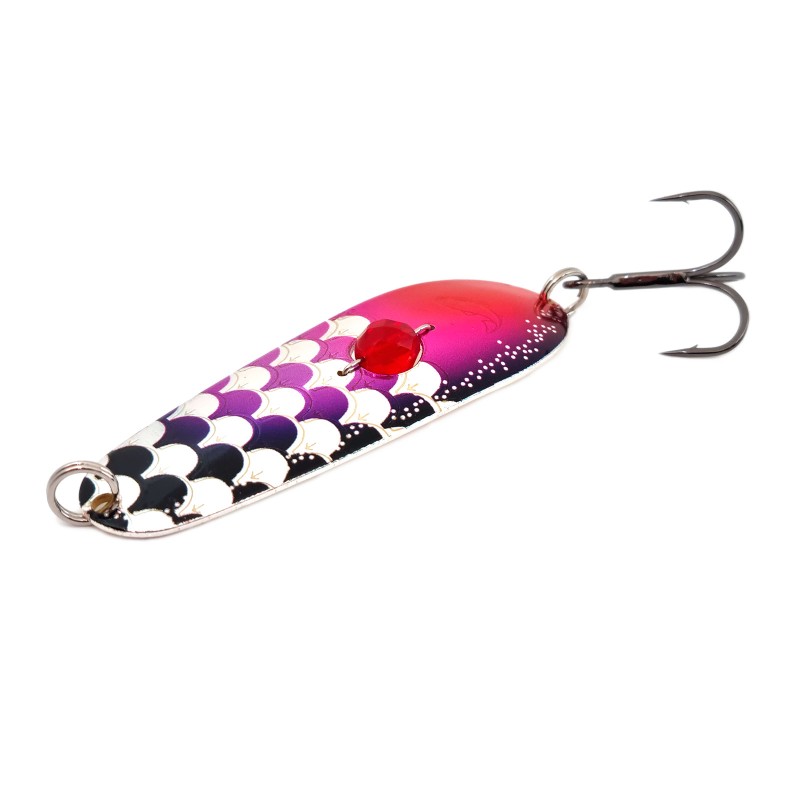 Блесна Kuusamo Rasanen (бусинка), 7 см, 20 гр, цвет Li/R/S-S