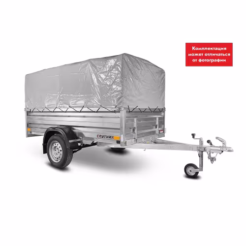 Прицеп бортовой одноосный Спутник Expert ZN 2513/48