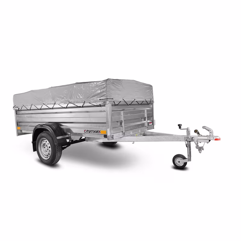 Прицеп бортовой одноосный Спутник Expert ZN 2513/48