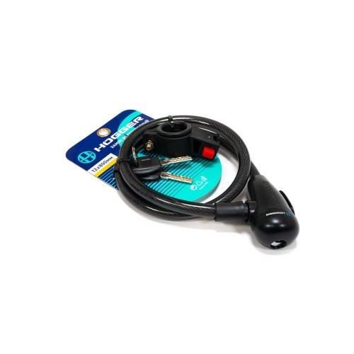 Замок противоугонный Hogger GK101.314, 12/800 мм, черный