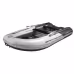 Лодка надувная ПВХ Адмирал 320 S Pro, пайол фанерный, серый/белый