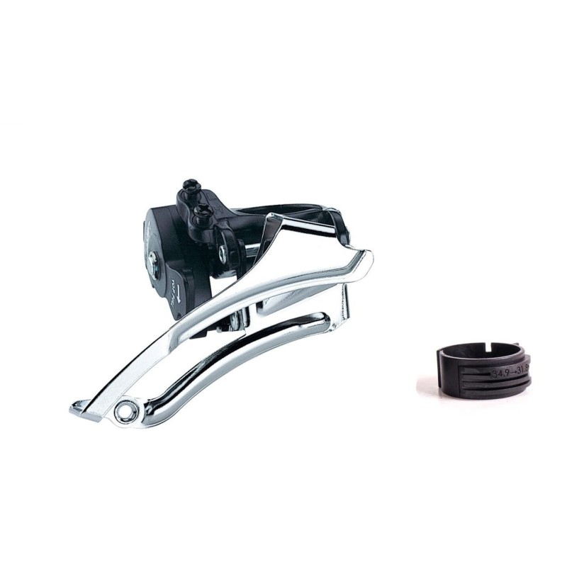 Переключатель передний Microshift Mezzo FD-M20 NN009465, универсальная тяга, на хомут 31,8-34,9 мм, 42Т