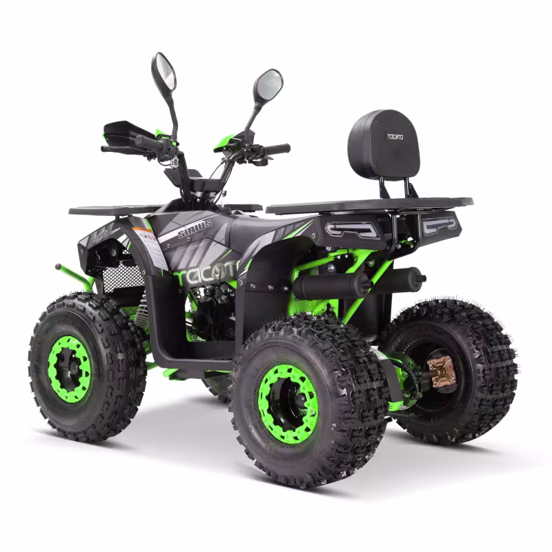 Квадроцикл детский Yacota Sirius 125, черный/зеленый