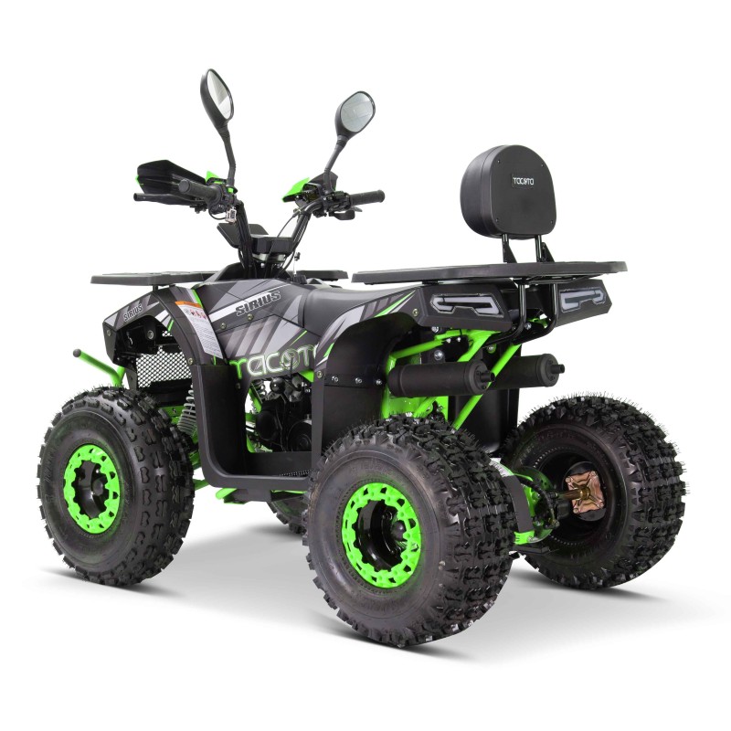 Квадроцикл детский Yacota Sirius 125, черный/зеленый