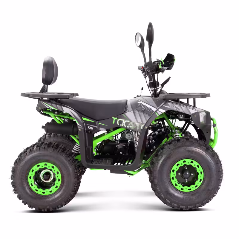 Квадроцикл детский Yacota Sirius 125, черный/зеленый