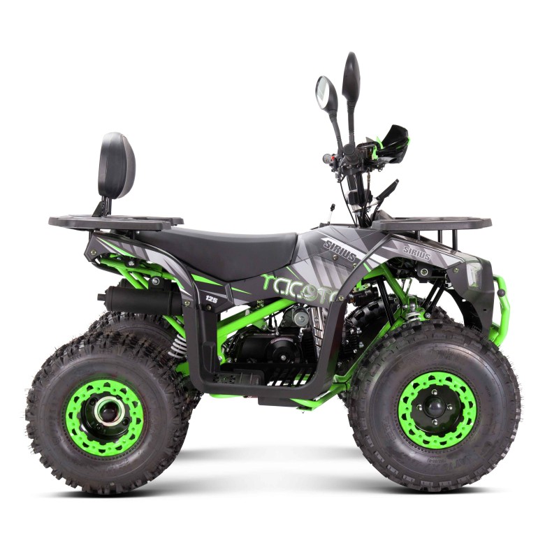 Квадроцикл детский Yacota Sirius 125, черный/зеленый