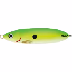 Блесна незацепляйка Rapala Minnow Spoon 08, 8 см, 22 г, цвет GSU
