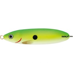 Блесна незацепляйка Rapala Minnow Spoon 08, 8 см, 22 г, цвет GSU