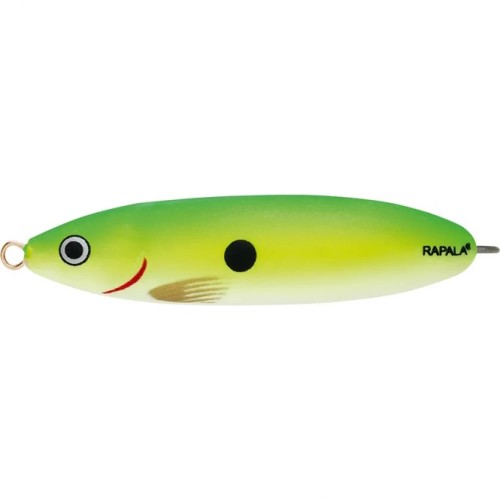 Блесна незацепляйка Rapala Minnow Spoon 08, 8 см, 22 г, цвет GSU