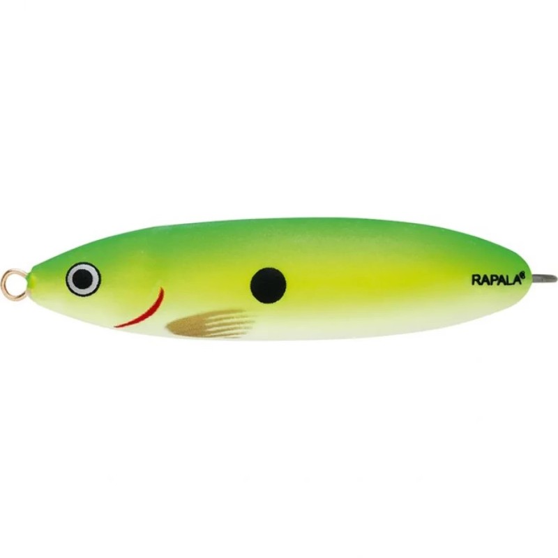 Блесна незацепляйка Rapala Minnow Spoon 08, 8 см, 22 г, цвет GSU