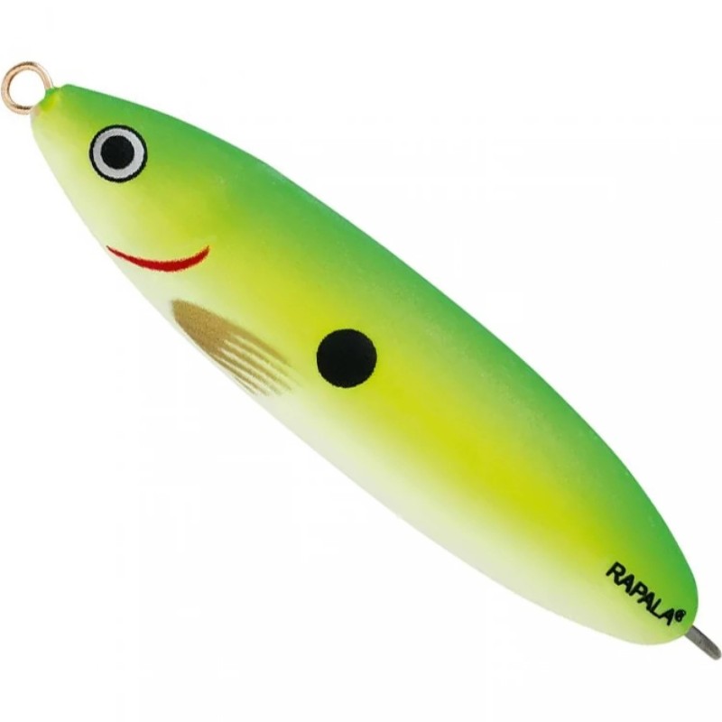 Блесна незацепляйка Rapala Minnow Spoon 08, 8 см, 22 г, цвет GSU