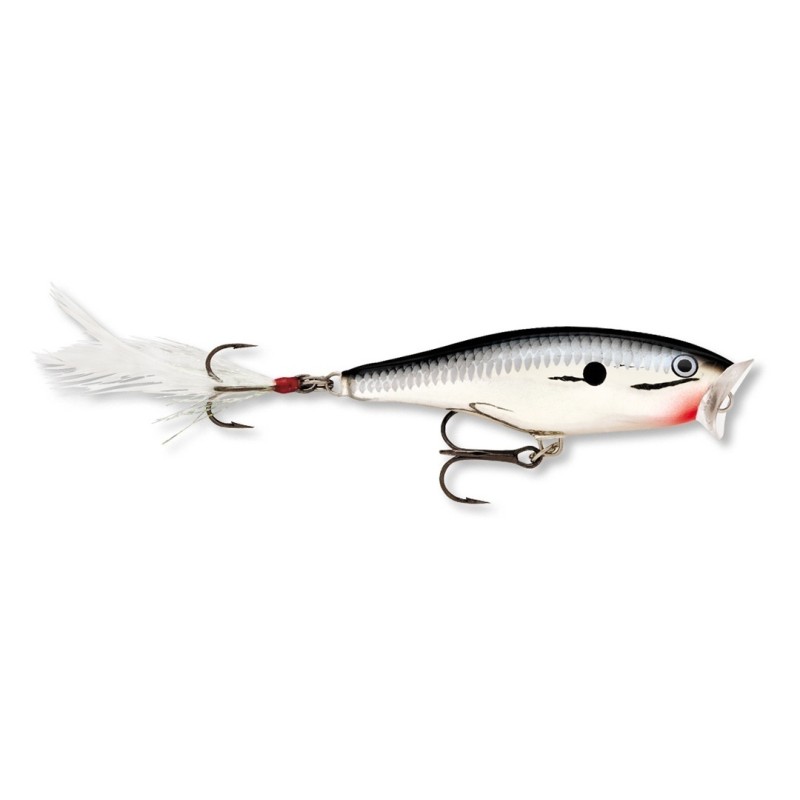 Воблер плавающий Rapala Skitter Pop 05, 5 см, 7 гр, цвет CH