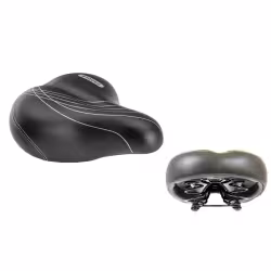 Седло велосипедное Trix HF-AZ-5119, 270х220 мм, черный