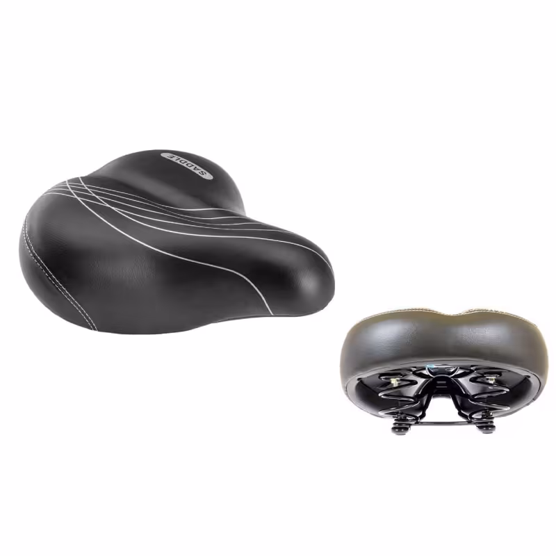 Седло велосипедное Trix HF-AZ-5119, 270х220 мм, черный