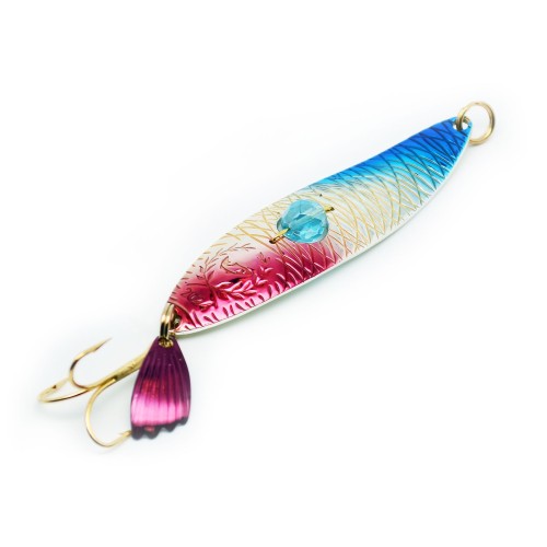 Блесна Kuusamo Юбилейная 2024 Vuono, 16 гр, 7.5 см, цвет BLU/Pink-S