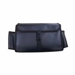 Сумка с бутылкодержателем на ликтрос, черный (40 см)