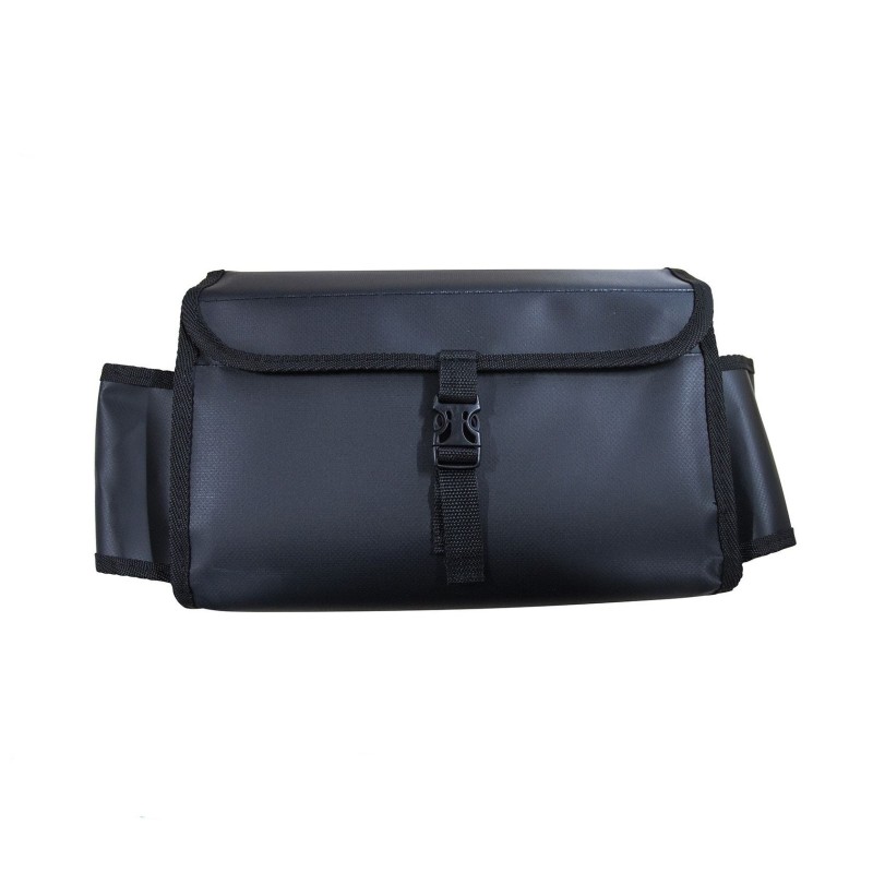 Сумка с бутылкодержателем на ликтрос, черный (40 см)