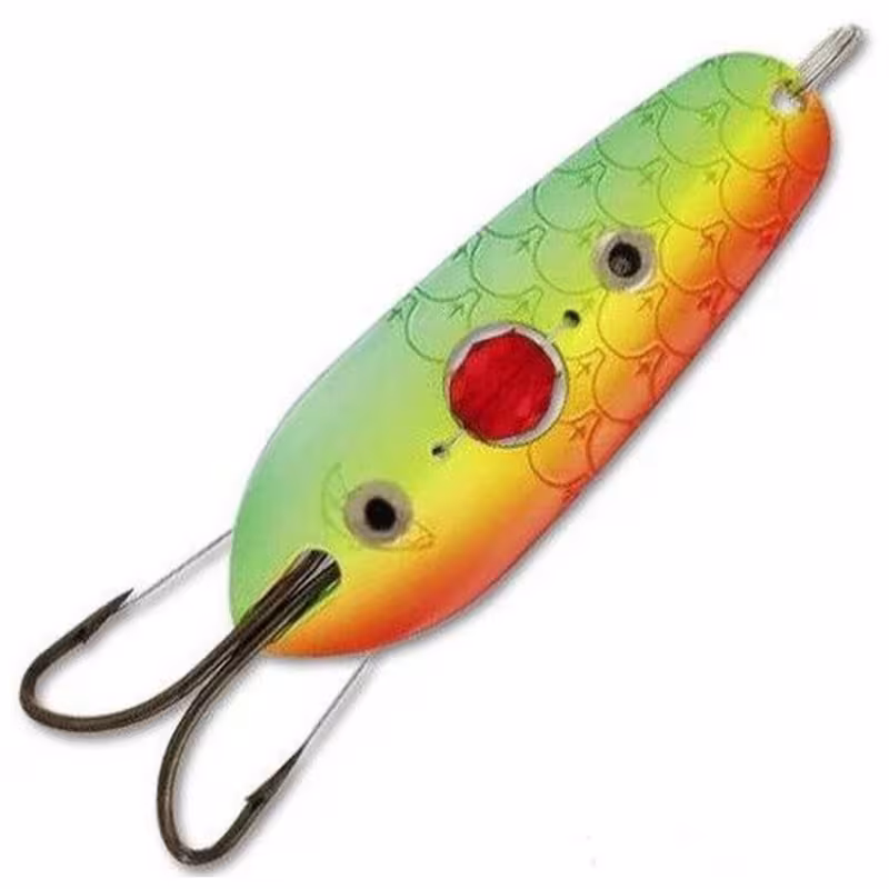 Блесна Kuusamo Rasanen (бусинка), 6 см, 15 гр, цвет GR/FYe/R-S, UV