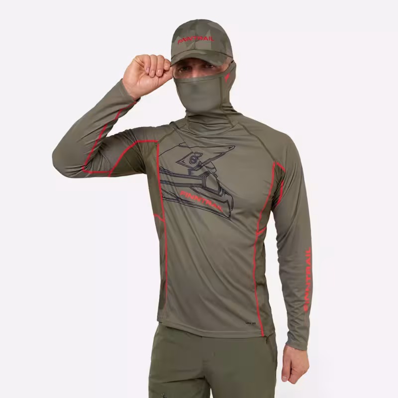 Лонгслив мужской Finntrail Vizard 6608 Khaki, полиэстер, хаки, размер 54-56 (XL), 180-190 см