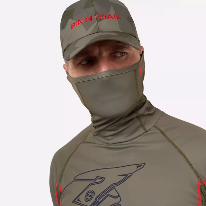 Лонгслив мужской Finntrail Vizard 6608 Khaki, полиэстер, хаки, размер 54-56 (XL), 180-190 см