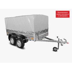 Прицеп бортовой двухосный Спутник Pro ZN 2513/37