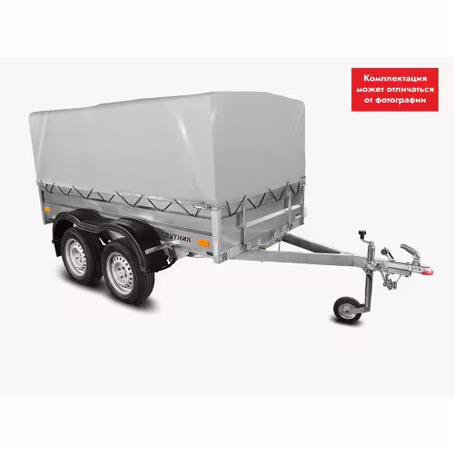 Прицеп бортовой двухосный Спутник Pro ZN 2513/37