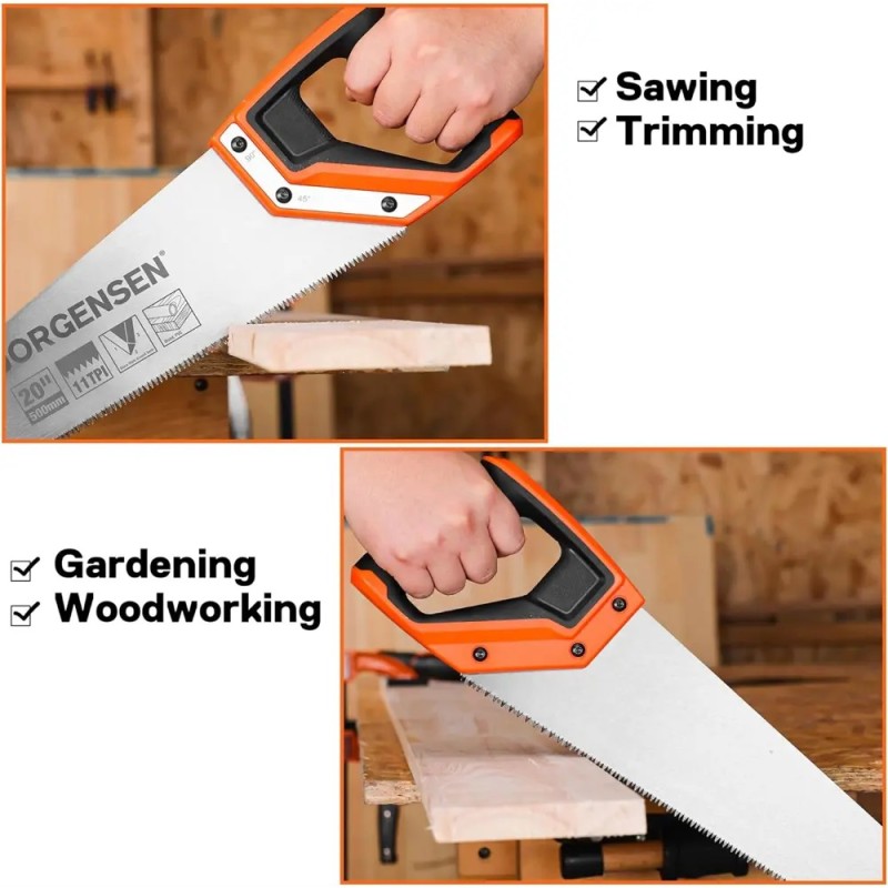 Ножовка по дереву Pony Jorgensen 70604, 500 мм, 11TPI