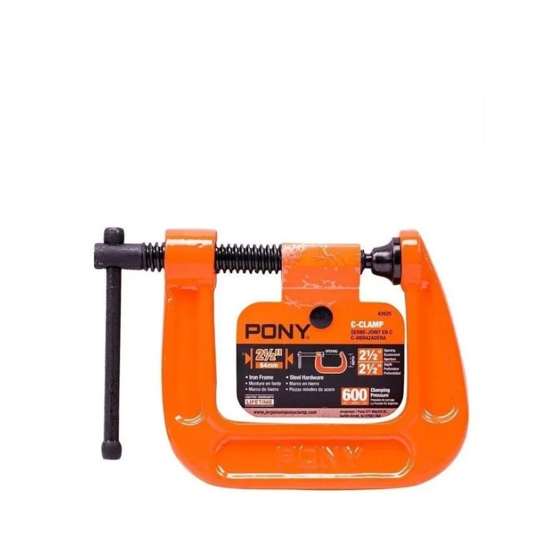 Струбцина С-образная Pony Jorgensen 2625, 62 мм